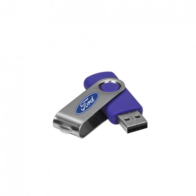 Pen Drive Giratório Metálico 16GB Personalizado